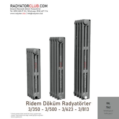 Perdeli Dokum Radyatör 3-623 23 Dilim Ral 4005 Perdeli Dokum Radyatör 3-623 23 Dilim Ral 4005